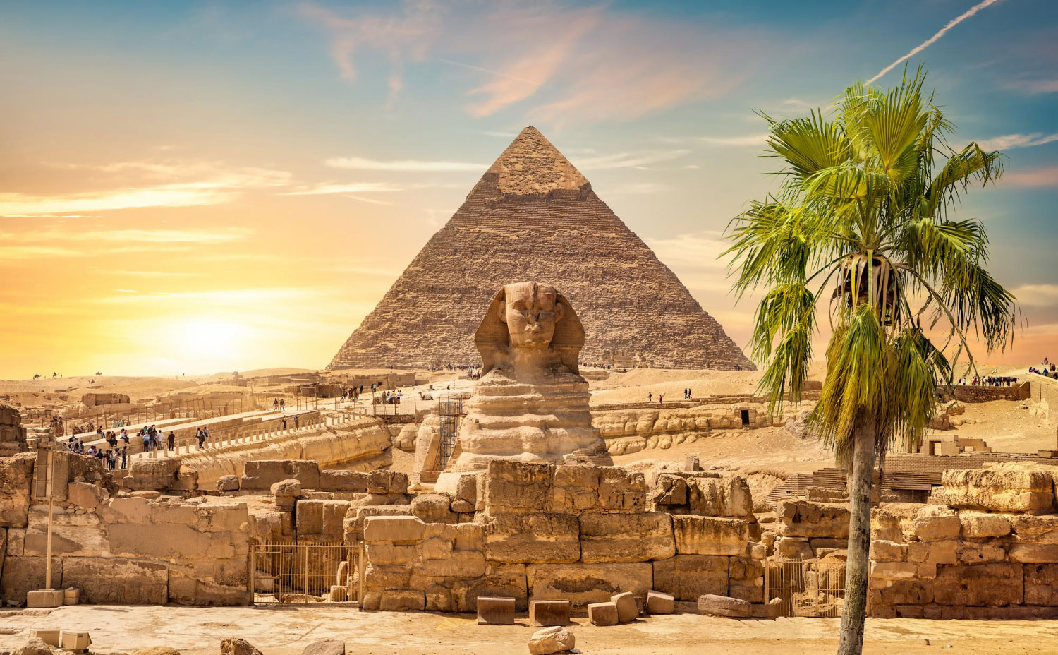 Giza Pyramids and the Sphinx